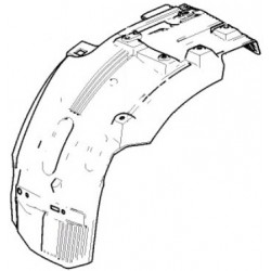 Aile Intérieur garde boue Avant Droite pour Volvo 82637793