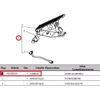 Pédale d'accélération avec potentiomètre pour Renault 7423385325 - 7423890979