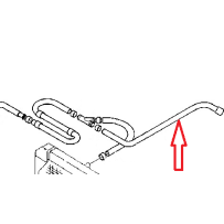 Durite de refroidissement pour Renault 5200510059