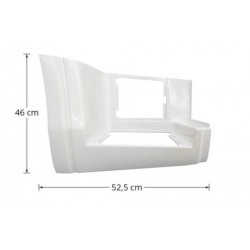 Marche pied inférieur Droit, Blanc IC194, pour Iveco 5802421767