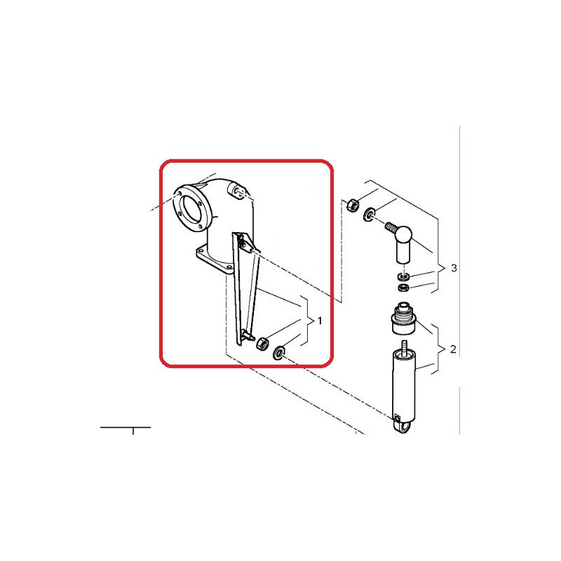 Frein échappement, sans vérin ni rotule, pour Renault 5001869096