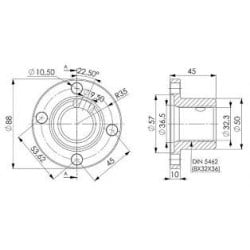 Bride de transmission pour...