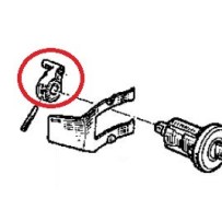 Languette plastique - dispositif  de verrouillage de porte pour Renault 5000370687