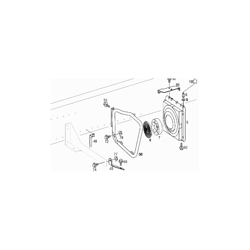 Radiateur de boite de vitesse pour Mercedes - A 0015018701