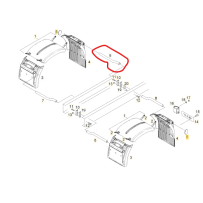 Support d'aire AR D (partie AR) pour Man - 81664206081