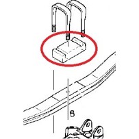 Cale de bride de ressort Arr pour Renault 5010383245