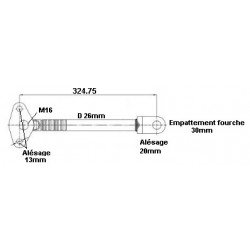 Tige, stabilisateur pour Mercedes-Benz	 6173200089