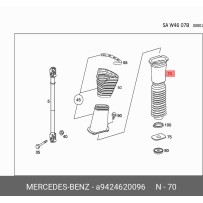 Manchon pour Mercedes Benz 9424620096