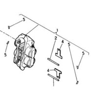 Etrier avant gauche Echange réparation pour Renault Trucks 5000545648