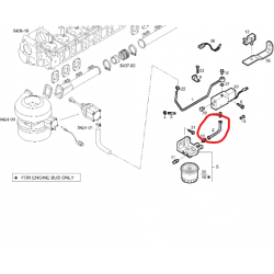Tube turbo pour Iveco - 500351898