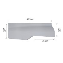 Porte Coffre A Outils Cabine - Version A Peindre  pour Renault Trucks 5001867497