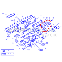 Boite à gant pour Renault - 5010445745