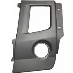 Coin de Pare Choc Av Gauche en noir, pour Renault 7421007048