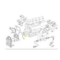 Joint vilebrequin 100x130x14 pour Mercedes Benz 0169975746