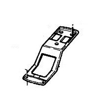 Garniture entourage du levier de vitesses pour Renault Premium / Kérax 5010628552