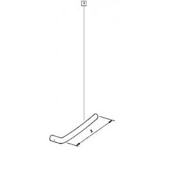 Bras de rétroviseur gauche pour Renault Trucks 5001847277