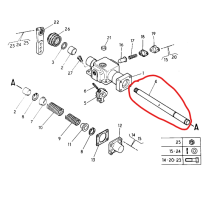Réglette de sélecteur de boite de vitesse pour Renault - 5001835872