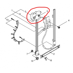 Moteur de lève vitre G pour...