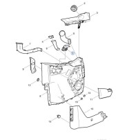 le panneau de porte complet gauche pour Renault Trucks 7478577283