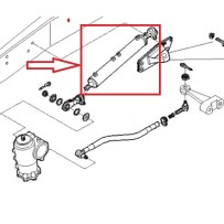 Vérin de direction, en Echange Standard, pour Iveco 41032671