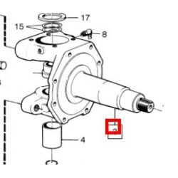 Fusée de roue avant pour...