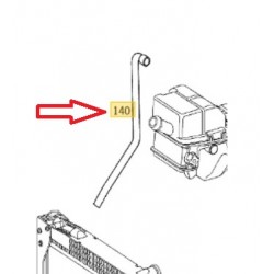 Durite refroidissement allant du vase d'expansion au radiateur, pour Mercedes 8425063535