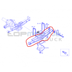Ressort AR pour Iveco Eurocargo 98412125
