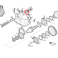 Lot de 5 Joints de prise de force pour Iveco - 8850837