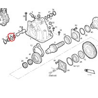 Joint de prise de force pour Iveco - 17282481