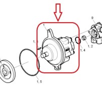 Pompe de direction pour Renault Série T