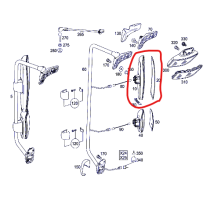 Rétroviseur Droit dégivrant électroreglable pour Mercedes Benz Atego