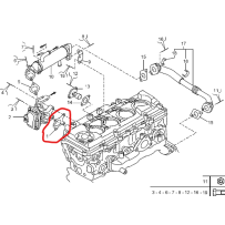 Joint vanne EGR pour Renault - 5001870052