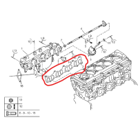 joint de collecteurs échappements pour Renault - 7421050342