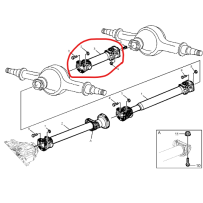 Arbre de transmission L 700 pour  Renault Premium II TR/PR/ DXi 7, Kerax /DXi 11/13, AE Magnum, Magnum E-Tech