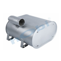 Silencieux échappement pour Renault - 5001867398