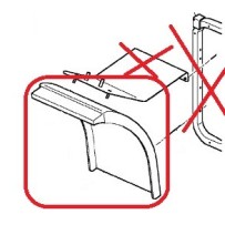 Aile Droite AR cabine pour Renault Premium
