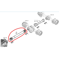 Arbre de transmission pour Iveco - 5802281056