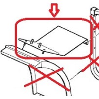 Tôle de support d'aile arrière de cabine pour Renault 7421136073