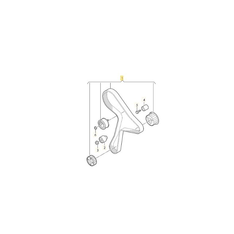 KIT DISTRIBUTION AVEC POMPE A EAU pour MAN TGE 65026406004