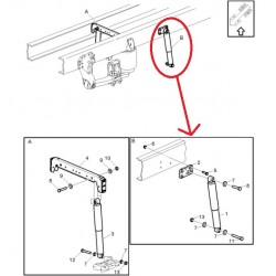 Kit de 2 amortisseurs arrière de suspension pour Renault 7423910644