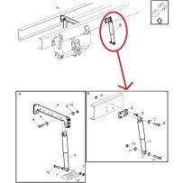 Kit de 2 amortisseurs arrière de suspension pour Renault 7423910644