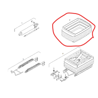 Kit réparation de siège pour Man - 81964206069