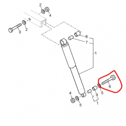 Vis amortisseur AR pour Renault - 5001868809