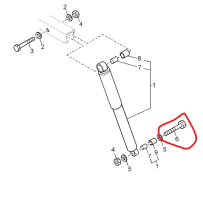 Vis amortisseur AR pour Renault - 5001868809