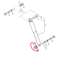 Écrou amortisseur AR pour Renault - 5001868893