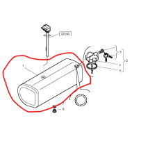 Réservoir à Carbu pour Renault - 7420722415