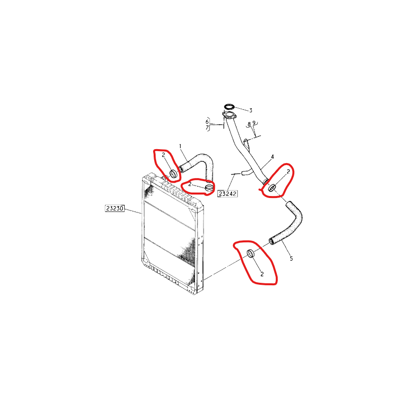 Collier durite pour Renault - 5010552410