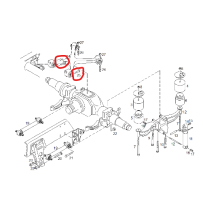 Vis arret de tirant de pont sup pour Mercedes - 06028161518