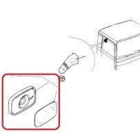 Rétroviseur accostage sans pieds ni attache, pour Renault