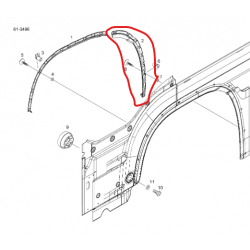Elargissement d'aile Coté D pour Man - 81612100534